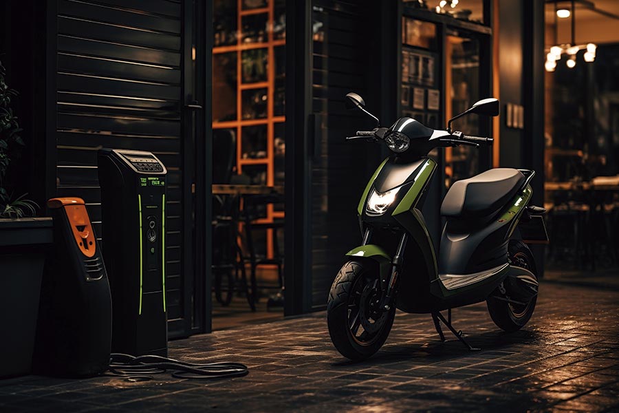 Concepto moto eléctrica
