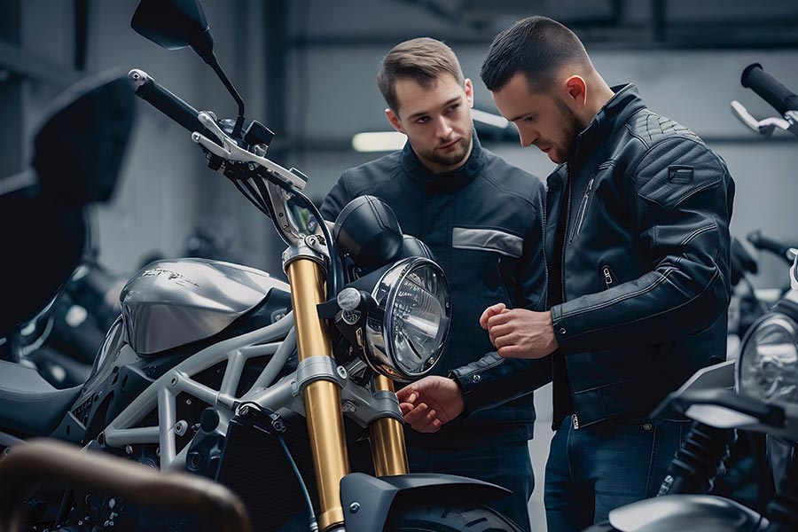 Cliente-contando-reformas-moto-a-mecanico